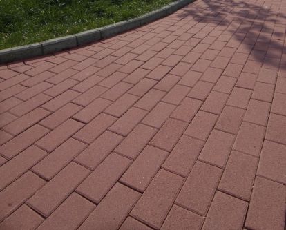 Kann Pflasterstein Rechteckpflaster 20 x 10 x 6 cm rot kaufen Globus