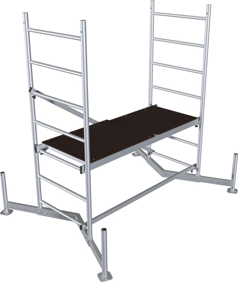 Krause Arbeits-Grundgerüst MONTO ClimTec Aluminium 3 m