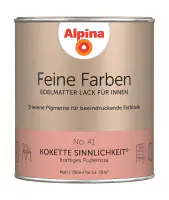 Alpina Feine Farben Lack No. 41 Kokette Sinnlichkeit - puderrosa 750 ml