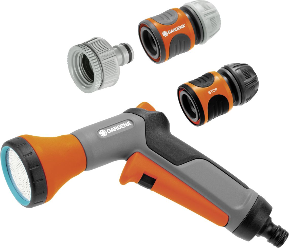 Gardena Bewässerungsbrause Set für Schläuche 13 mm (1/2) - 15 mm (5/8) GLO692152006