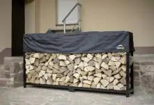 ShelterLogic Kaminholzregal 239 x 36 x 119 cm Traglast 2000 kg