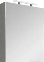 Primaster Spiegelschrank Düsseldorf mit Beleuchtung grau 60 x 70 cm