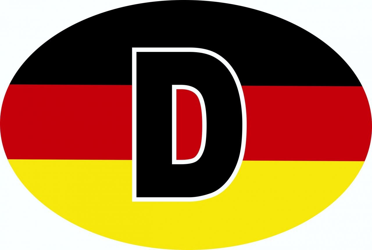 Hermann Schütz Aufkleber Deutschland-Flagge 125x85mm GLO680201602