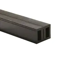 Kovalex Unterkonstruktion WPC 300 x 5,5 x 4 cm schwarz