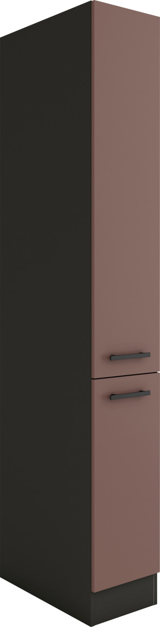 Optifit Apothekerschrank Nizza 407 rostrot/anthrazit matt 30 cm