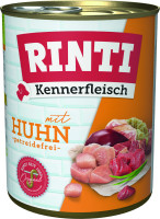 Rinti Kennerfleisch Hundenassfutter Adult 800 g Huhn bei Kartonabnahme