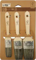 TrendLine Lasur Pinsel-Set 3-teilig 30 mm, 40 mm, 50 mm hell