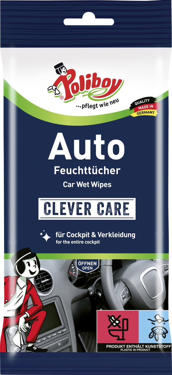 Poliboy Staubmeister Auto Feuchttücher 20 Stück
