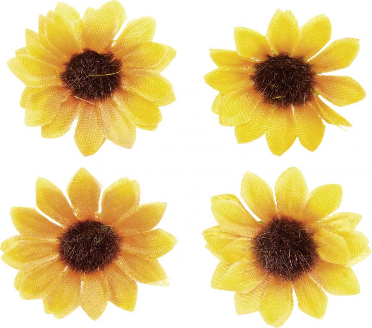Glorex Sonnenblumenblüten 30-35 mm 15 Stück GLO660103643