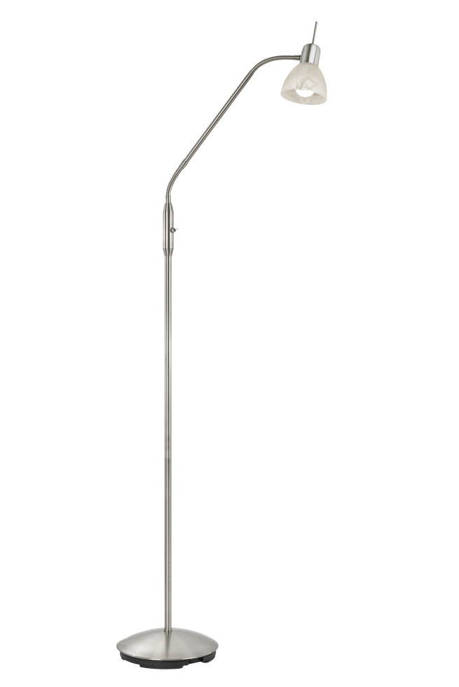 Globo Stehleuchte Daytone 150 cm nickel matt