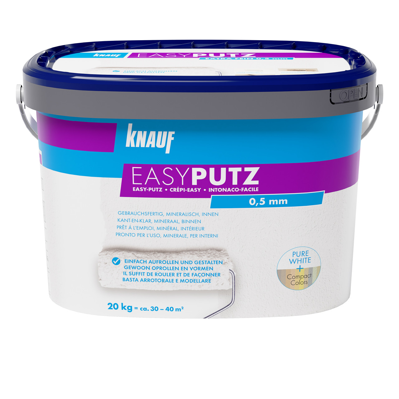 Knauf EasyPutz Streichputz 20 kg 0,5 mm weiß GFMe2bf191f2