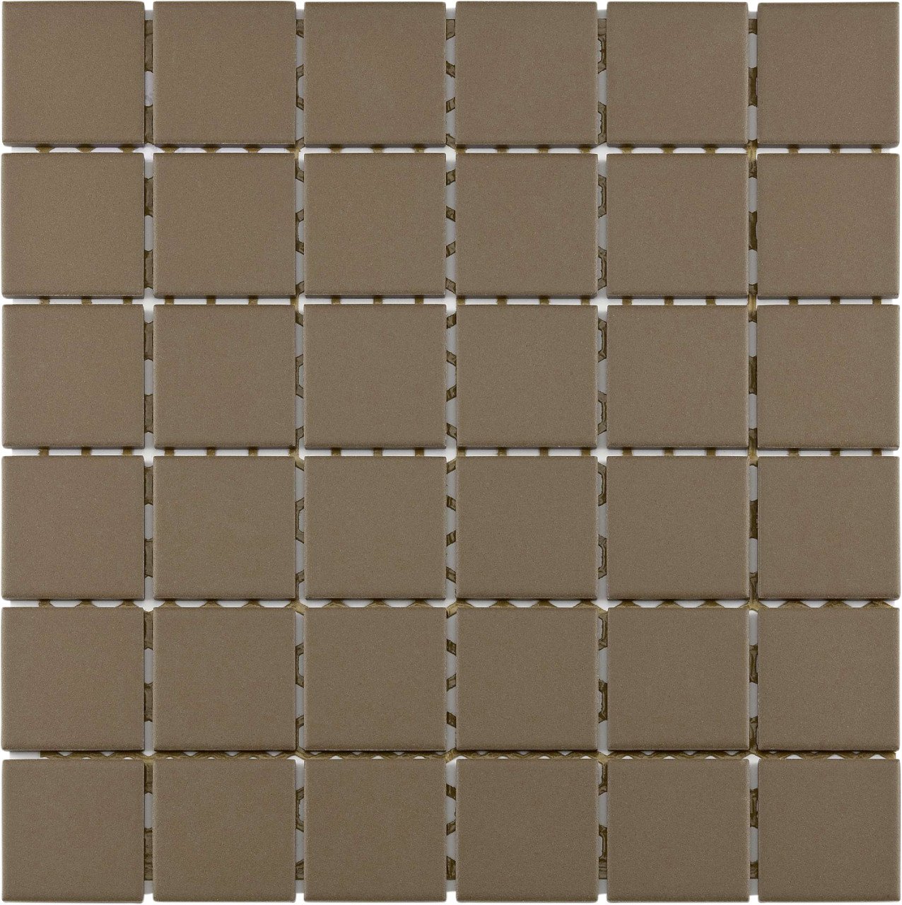 Mosaikfliese Maxi 30 x 30 cm braun Steinmaß: ca. 4,7 x 4,7 cm