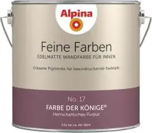 Alpina Feine Farben No. 17 Farbe der Könige 2,5 L herrschaftliches purpur edelmatt