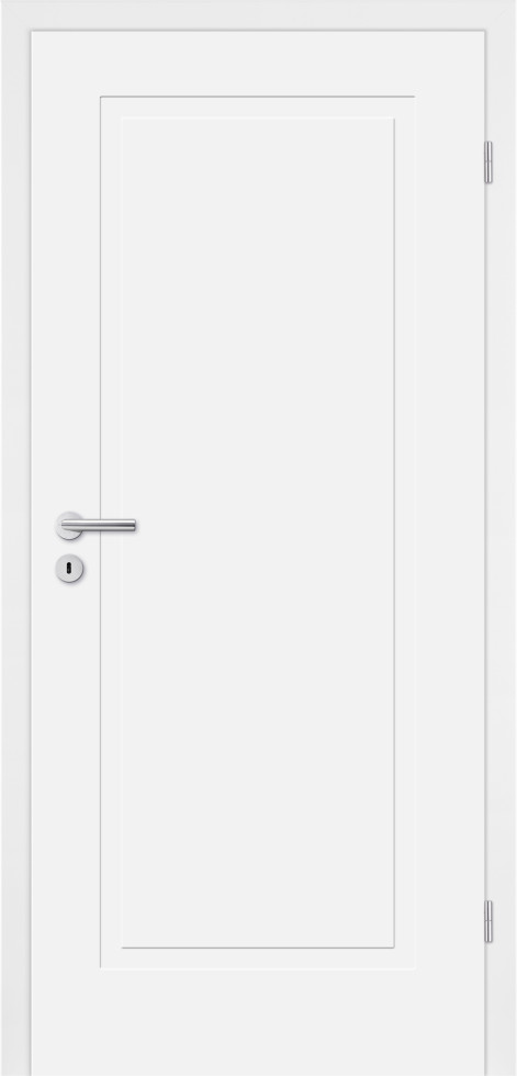 Borne Türblatt Lusso 01 Weißlack Röhrenspan