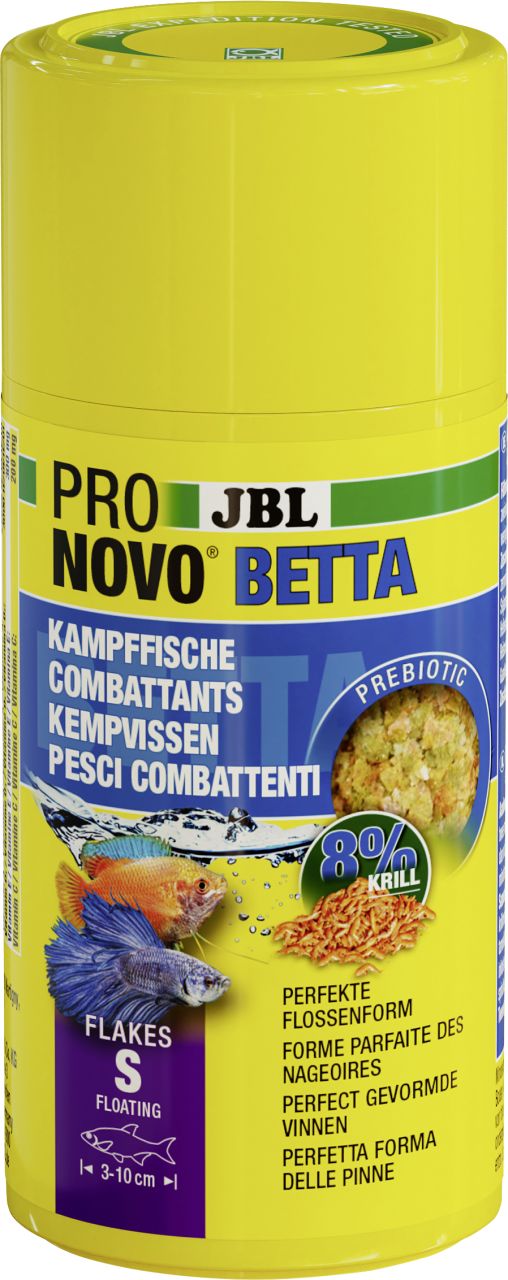 JBL Aquaristik JBL Fischfutter Pronovo Betta Flakes S Fischfutterflocken 100 ml GLO629501252