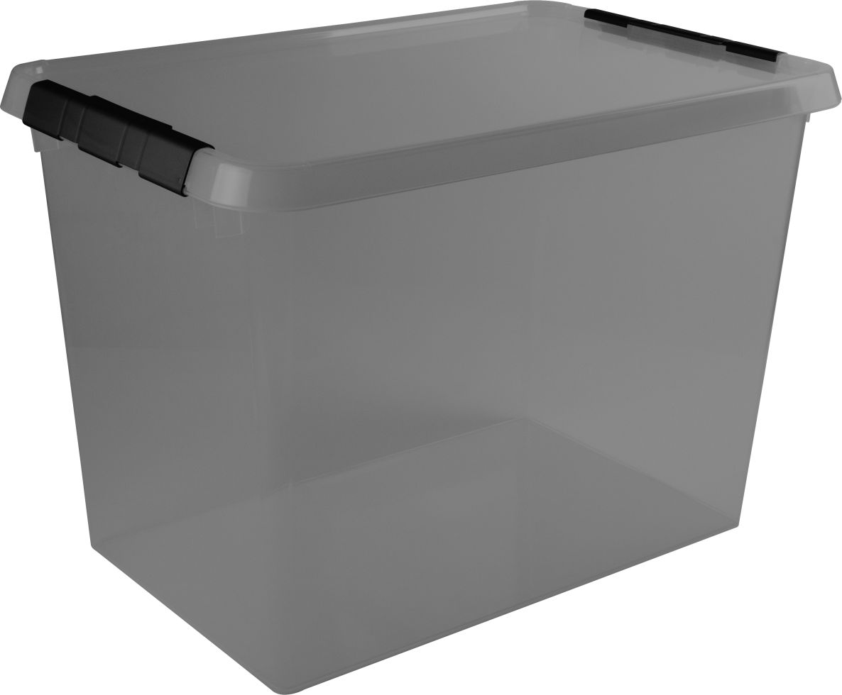 Sunware Lot De 6 Boîtes Q-Line - 12 Litres - 400 X 300 X 140 Mm - Transparent/bleu