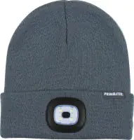 Primaster Mütze Beanie mit LED-Licht laden per USB