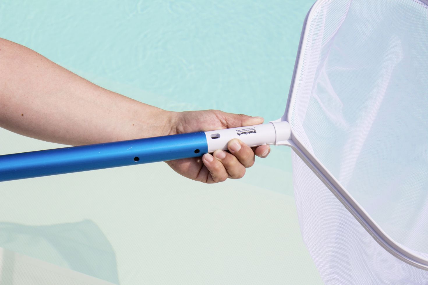 Pool-Laubkescher Für Oberirdische Pools – Rechteckig, 4,8x9,2m, Schwarz, Mit Ösen & Seilen