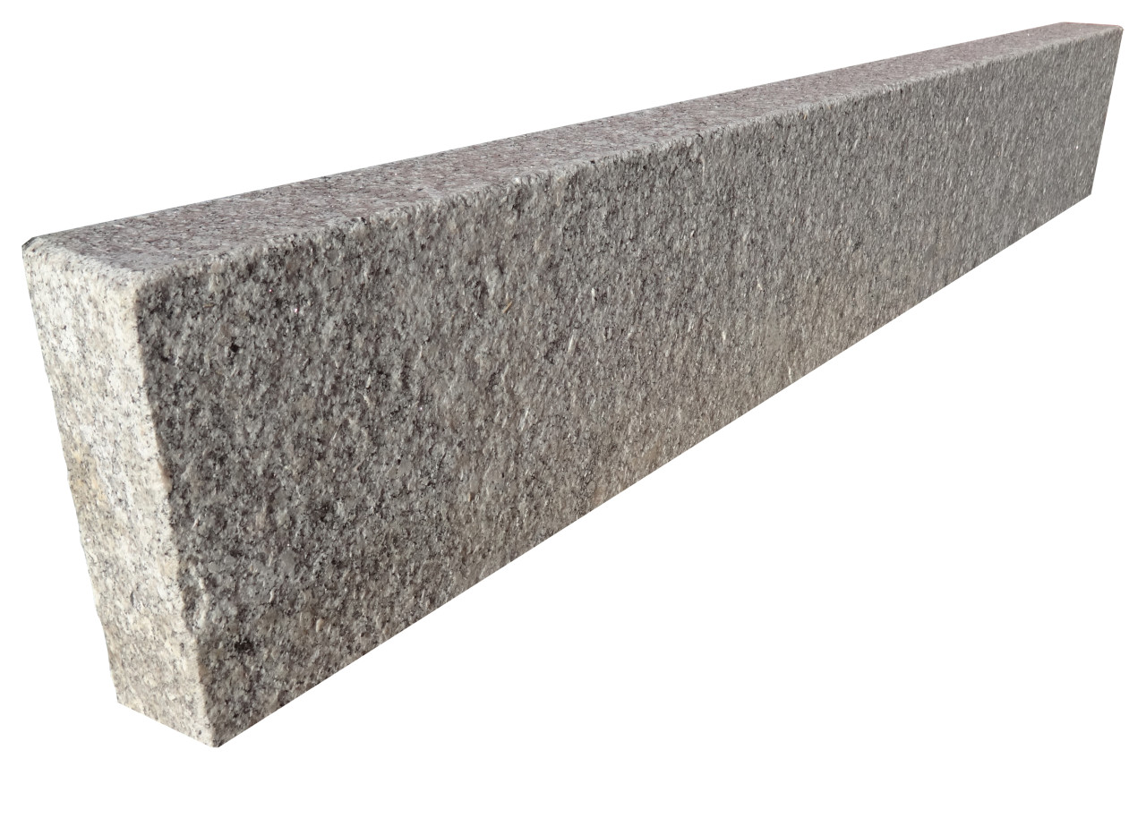 Euro Stone Kantenstein Granit 100 x 16 x 6 cm grau GLO788200326