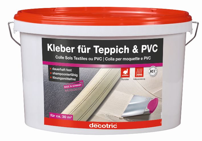 Decotric Kleber für Teppich und PVC 10 kg GLO765350020