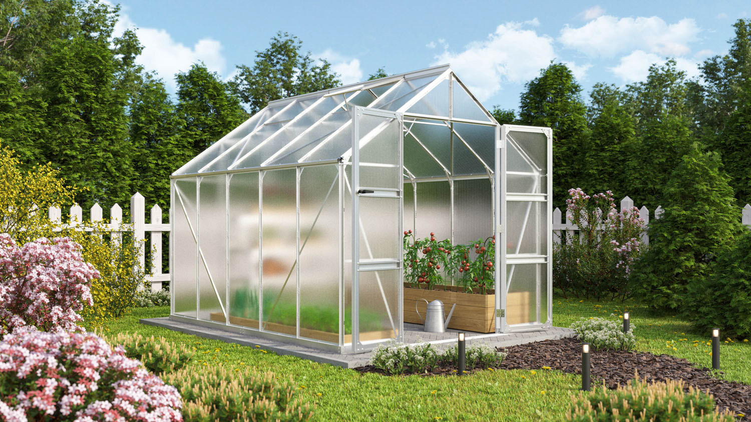 Vitavia Gewächshaus Domus 8300 257 x 324 cm 6 mm HPK