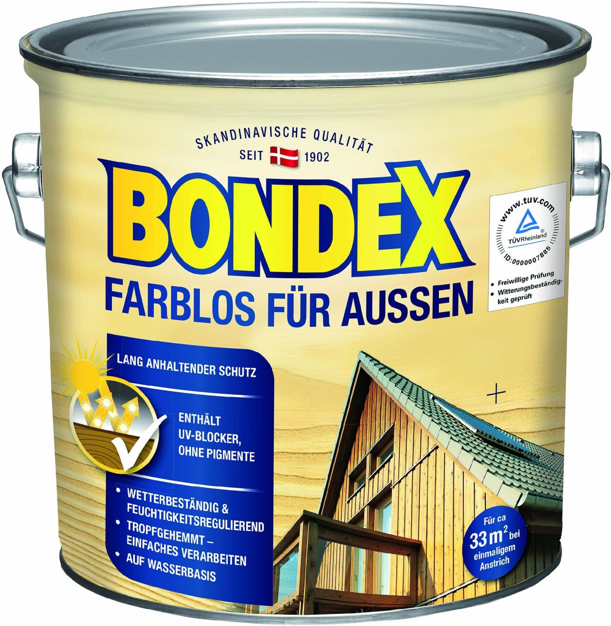 Bondex Farblos für Außen 2,5 L farblos GLO765150335