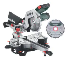 Metabo Kappzugsäge KGS 216 M Set 1500 W inkl. 2. Sägeblatt