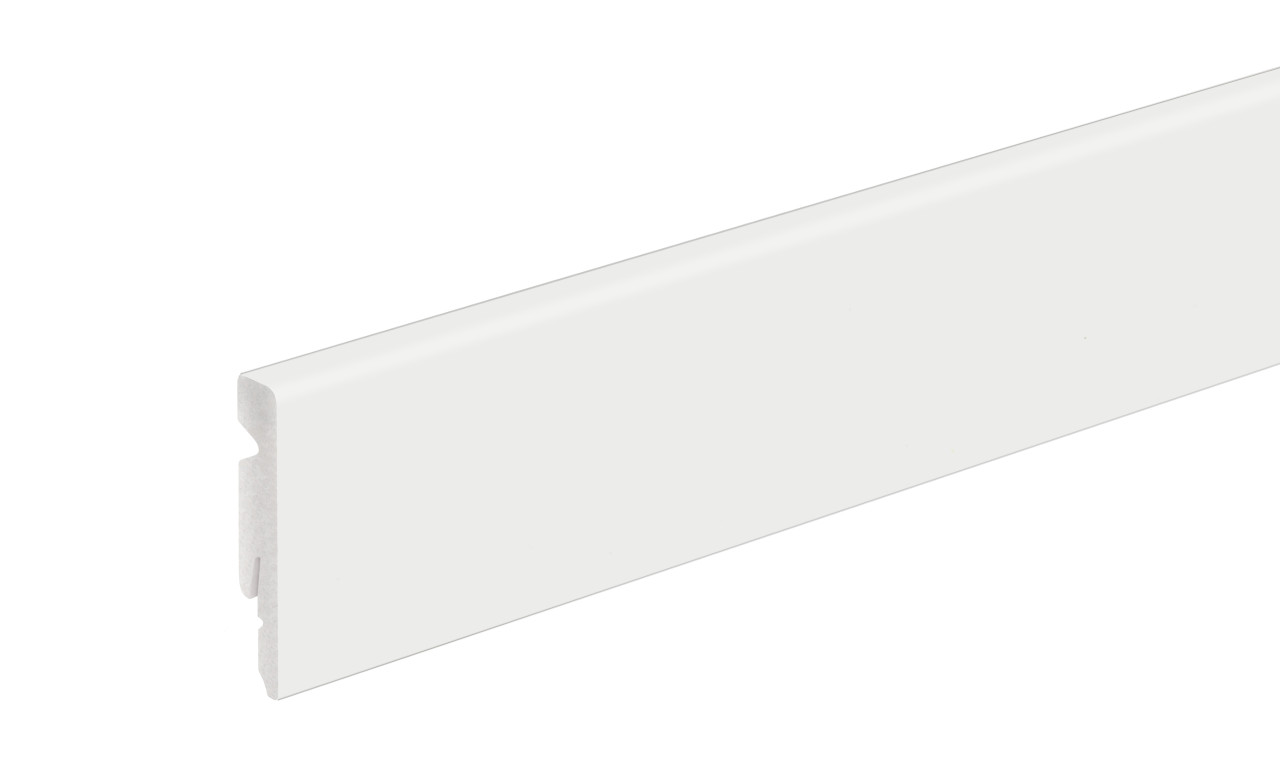 FN Neuhofer Neuhofer Fußleiste 220 cm x 60 x 11 mm weiß GLO780305222