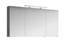 Pelipal Spiegelschrank Fokus 4010 Graphit Struktur quer, Breite 1400 mm