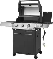 Primaster Gasgrill Cody Powerzone & Seitenbrenner Grillfläche: 63,5 x 48 cm 
