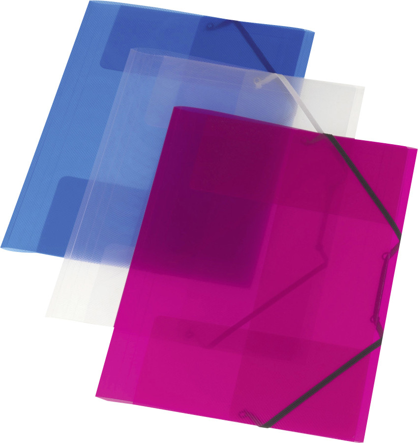 herlitz Gummizugmappe A4 Einschlagklappen und 2 Gummizüge GLO671203555
