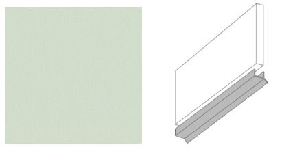 Getalit Sockelprofil 300 cm, 16 x 20 mm, transparent