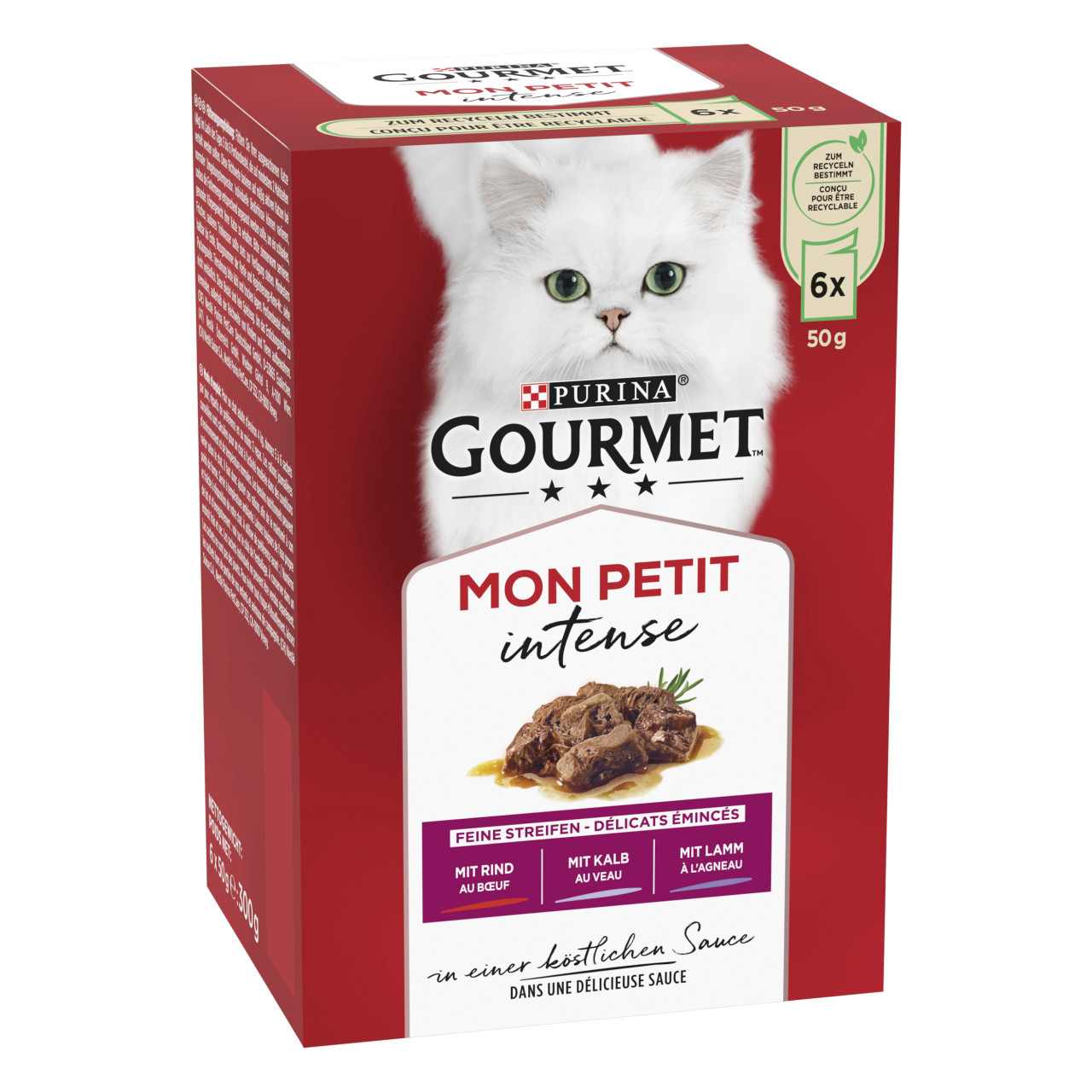 Purina Gourmet Mon Petit mit Rind Kalb und Lamm 6x 50g Gourmet Mon Petit GLO629203363