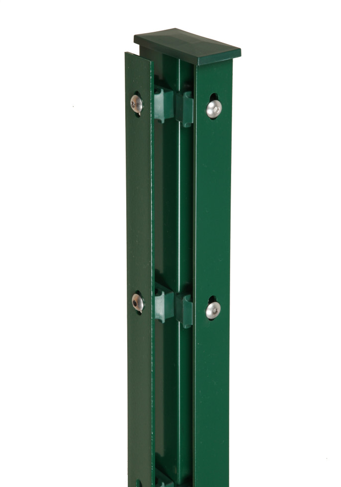 Floraworld Zauneckpfosten Premium 220 x 6 x 4 cm moosgrün