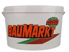 Kunststoff - Eimer Globus 5 L weiß oval