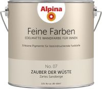 Alpina Feine Farben Wandfarbe No. 07 Zauber der Wüste - zartes sandbeige 2,5 L