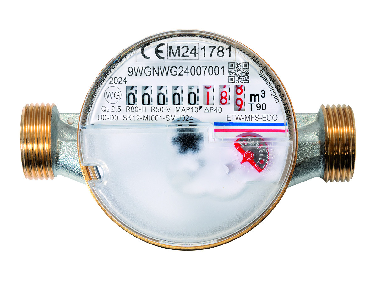 Wasserzähler Eco 2,5 m³ 130 mm für Kaltwasser