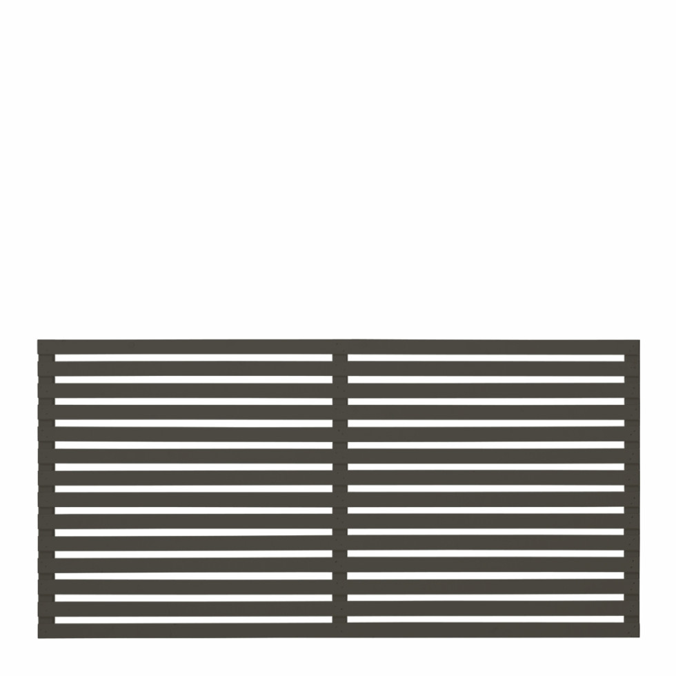 Plus Zaun Harmoni 180 x 90 cm umbragrau fungizidbehandelt kaufen