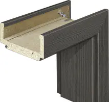 Borne Zarge CPL Masera grau 73,5 cm DIN rechts