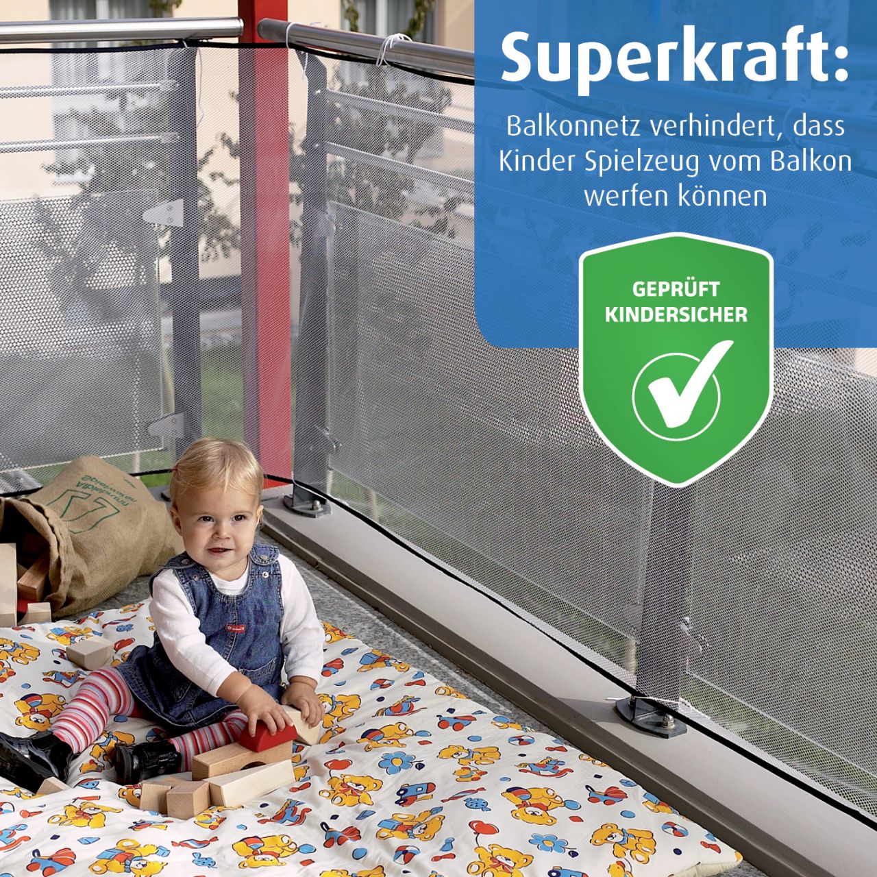 Reer Weiss Balkonschutznetz - Image 4
