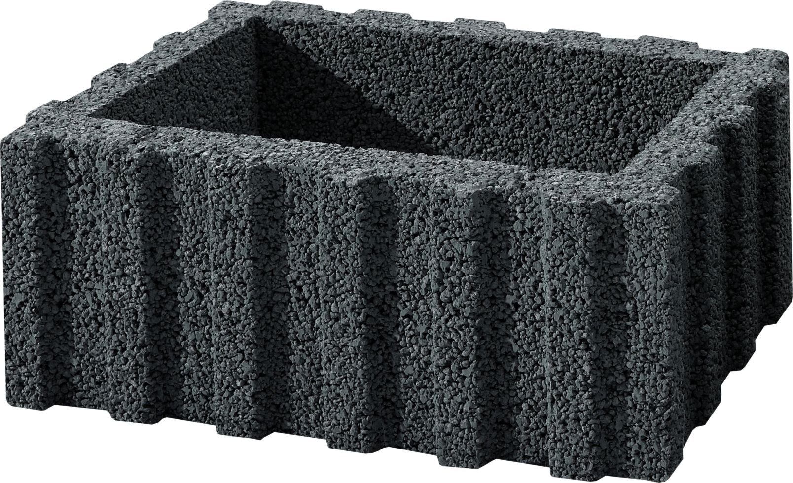 Kann Pflanzstein Gala Flair 60 x 40 x 25 cm anthrazit kaufen Globus