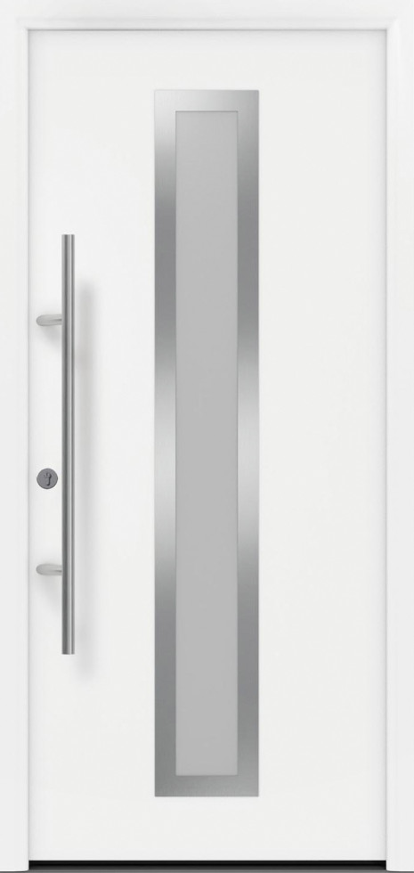 EcoStar Haustür ISOPRO Secur IPS 700S RC2 verkehrsweiß 110 x 210 cm