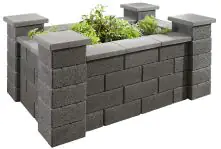 Kann Hochbeet-Set 1 Garten 230 x 150 x 85 cm anthrazit