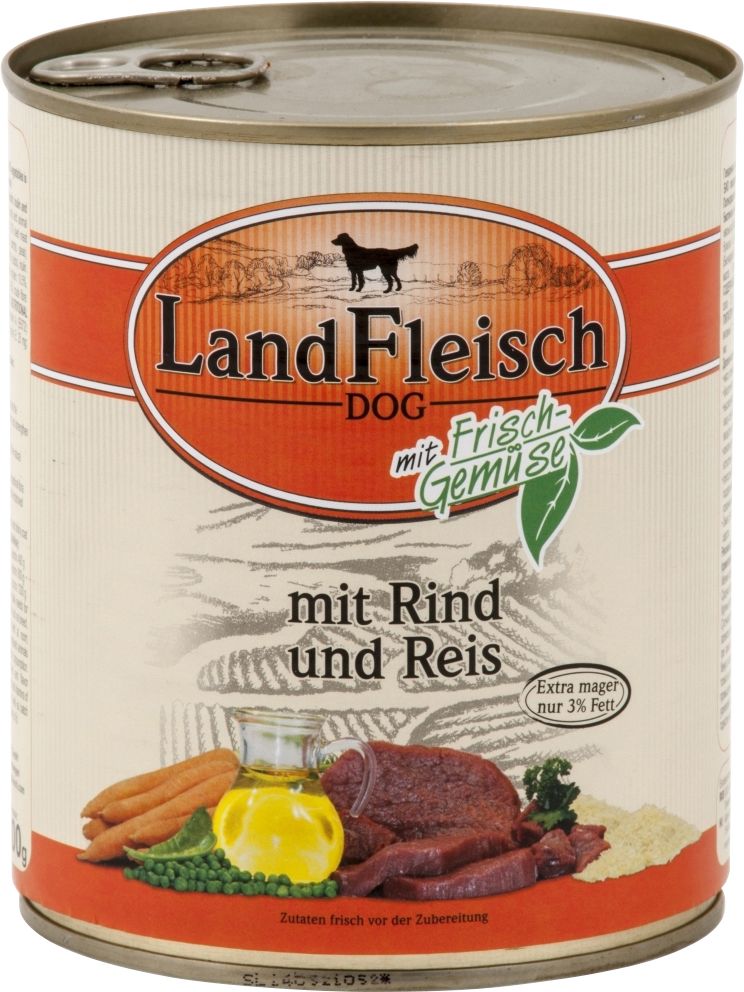 Landfleisch Pur Landfleisch Rind und Reis 800 g Adult GLO629304998