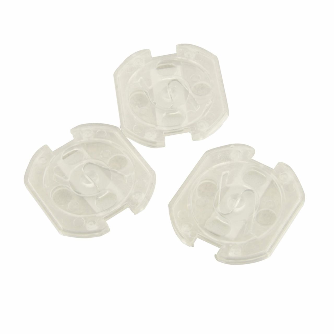 Unitec Steckdosenschutz Kindersicherung klebend transparent 10x
