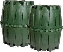 4rain Regenwasser Tank-Set Herkules 3.200 l, grün