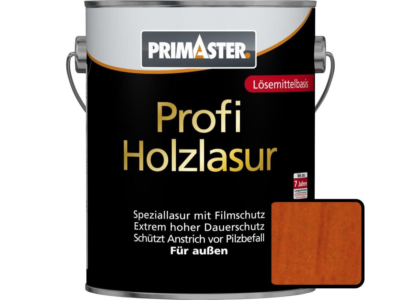 Primaster Profi Holzlasur 2,5 L mahagoni