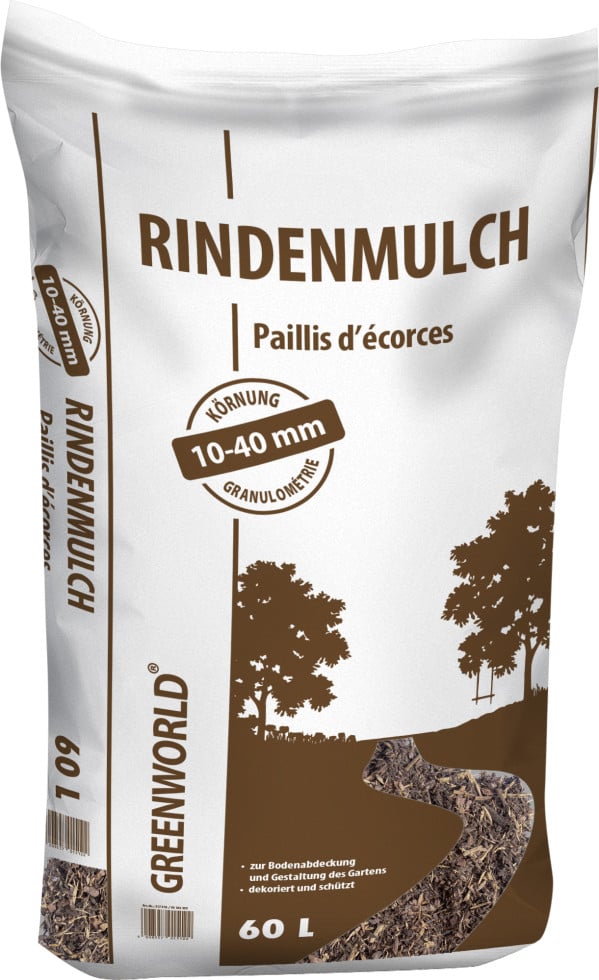Greenworld Rindenmulch Nadelholzrinde 10 40 mm 60 L kaufen Globus