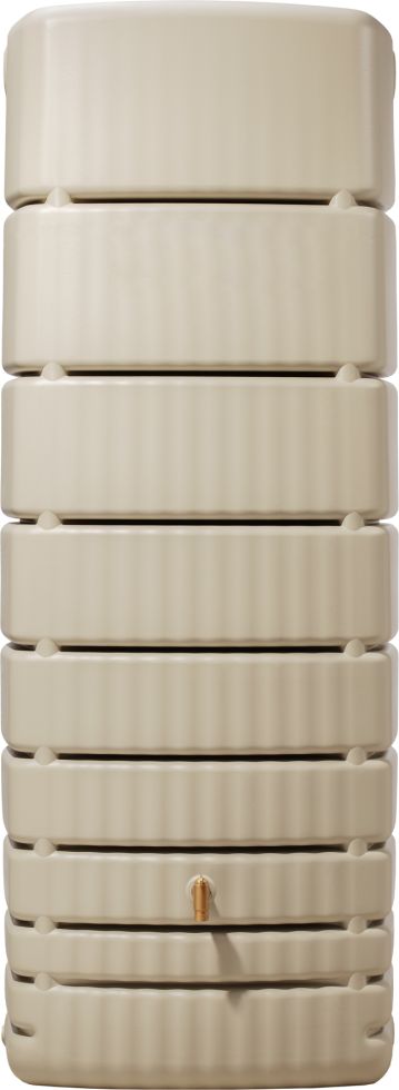4rain Regenwasser-Wandtank Slim sandbeige 650 l
