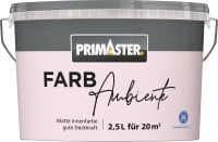 Primaster Farbambiente Wandfarbe matt rose 2,5 L